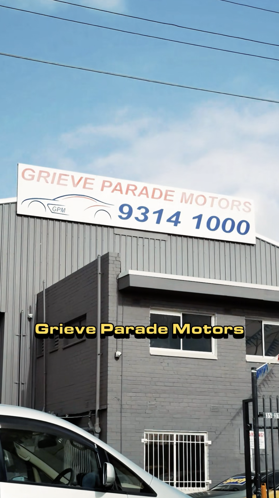Video promoting Grieve Parade Motors’ end-of-financial-year vehicle deals for tradies, featuring work-ready utes and vans with flexible finance options